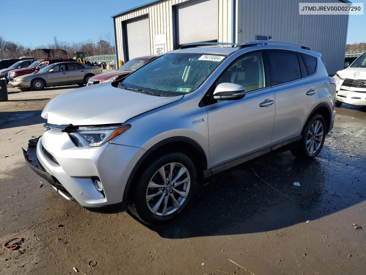 2016 Toyota Rav4 Hv Limited VIN: JTMDJREV0GD027290 Lot: 79419304