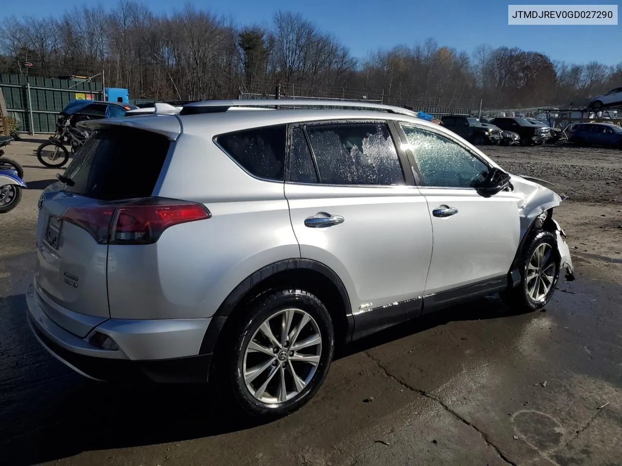 2016 Toyota Rav4 Hv Limited VIN: JTMDJREV0GD027290 Lot: 79419304