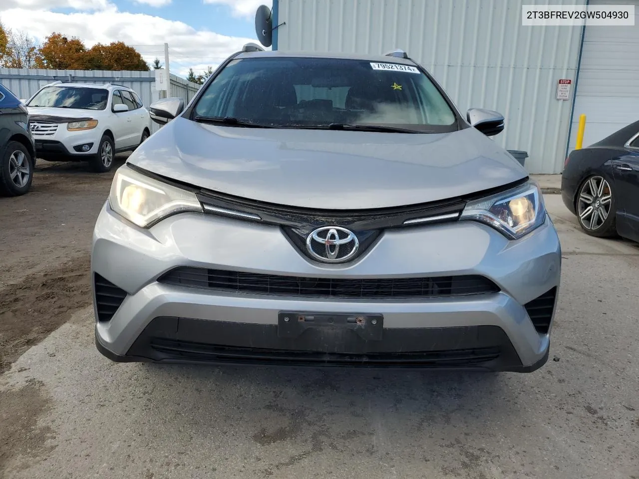 2016 Toyota Rav4 Le VIN: 2T3BFREV2GW504930 Lot: 79521374