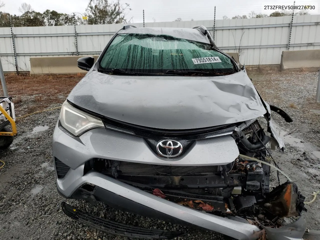 2016 Toyota Rav4 Le VIN: 2T3ZFREV5GW276730 Lot: 79551814