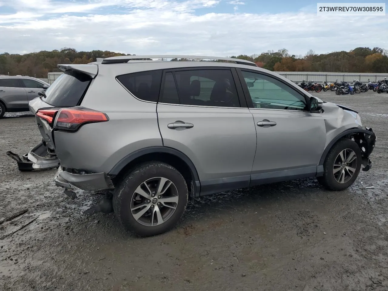 2016 Toyota Rav4 Xle VIN: 2T3WFREV7GW308595 Lot: 79626654