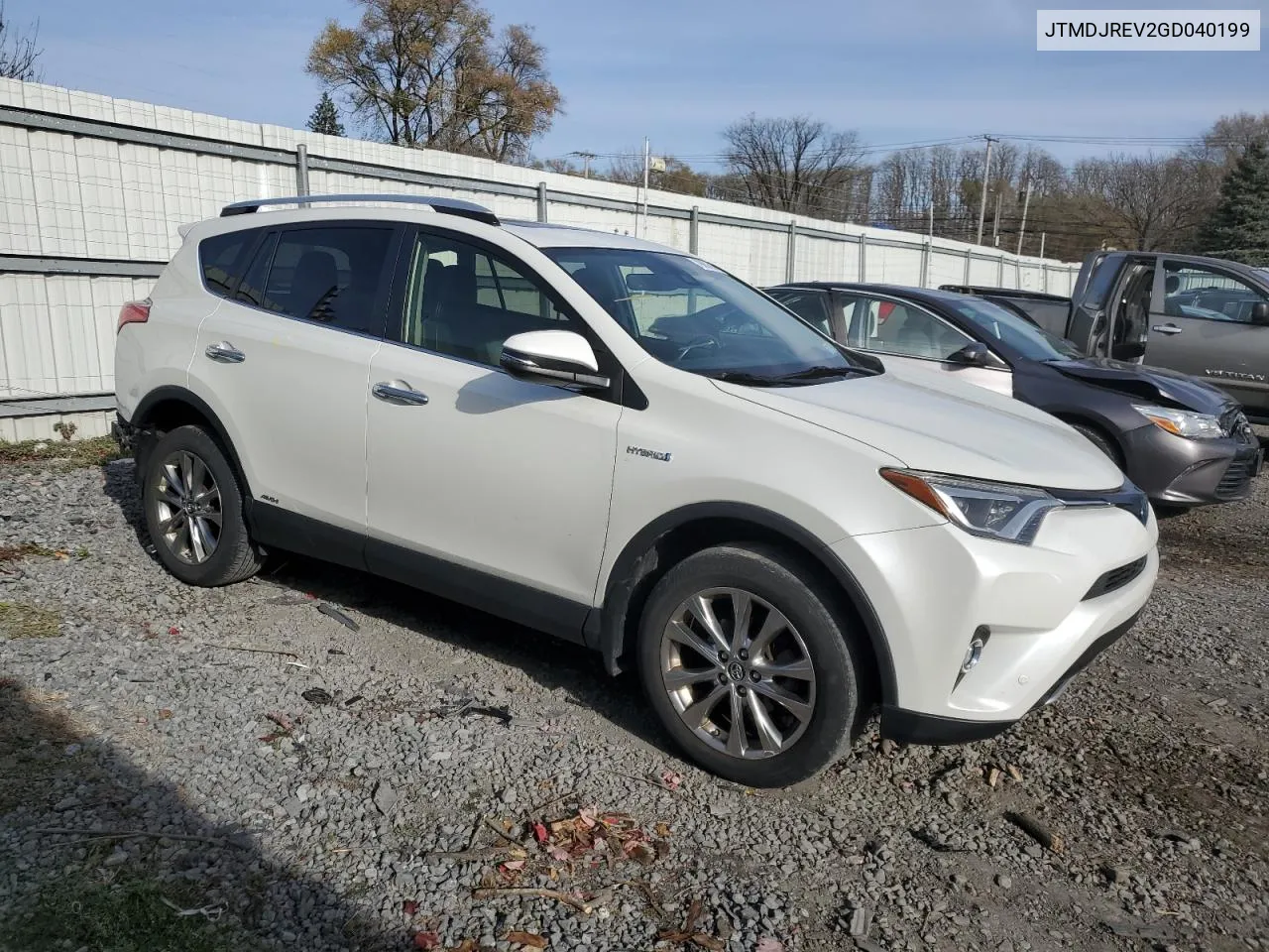 2016 Toyota Rav4 Hv Limited VIN: JTMDJREV2GD040199 Lot: 79861004