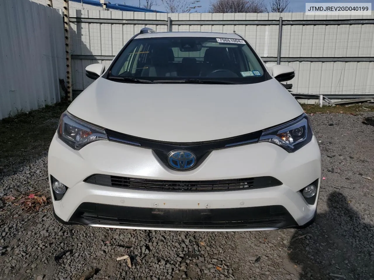 2016 Toyota Rav4 Hv Limited VIN: JTMDJREV2GD040199 Lot: 79861004