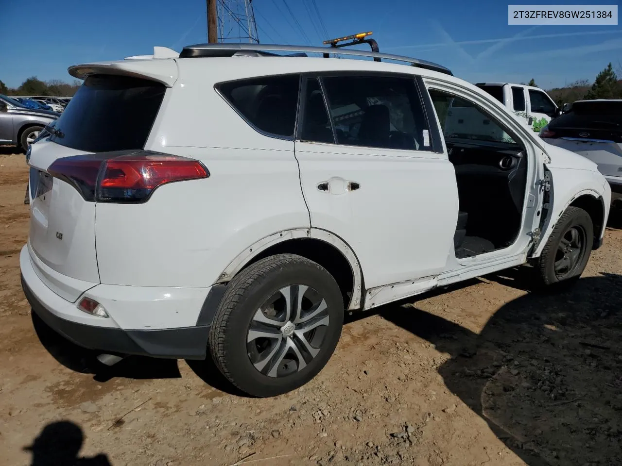 2016 Toyota Rav4 Le VIN: 2T3ZFREV8GW251384 Lot: 79899684