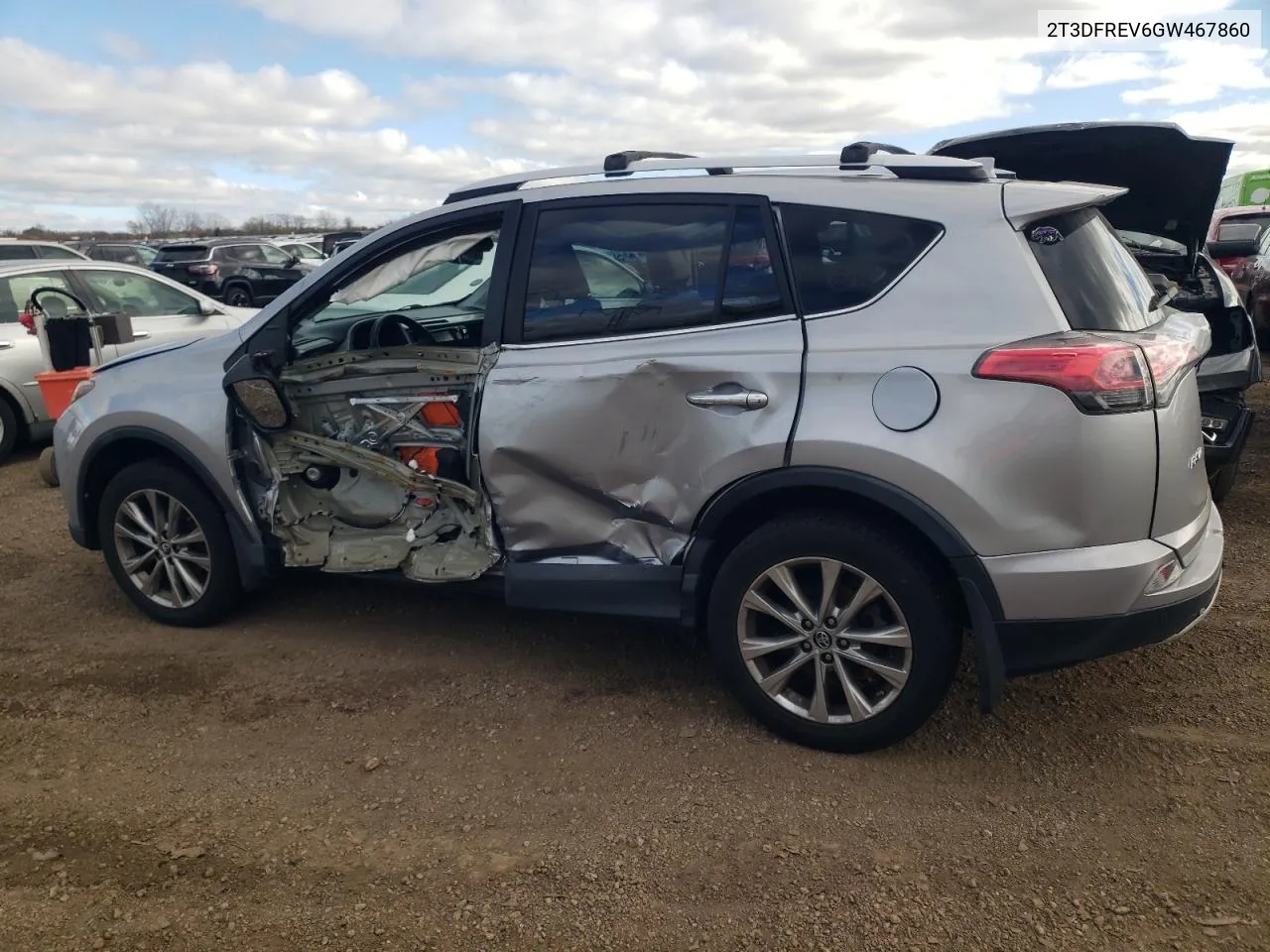 2016 Toyota Rav4 Limited VIN: 2T3DFREV6GW467860 Lot: 79964104