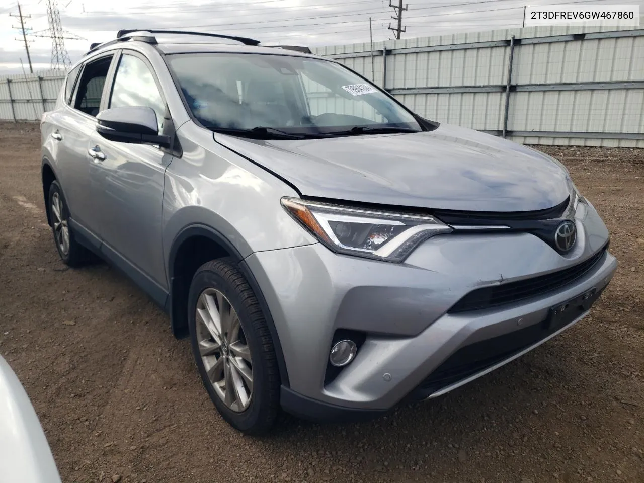 2016 Toyota Rav4 Limited VIN: 2T3DFREV6GW467860 Lot: 79964104