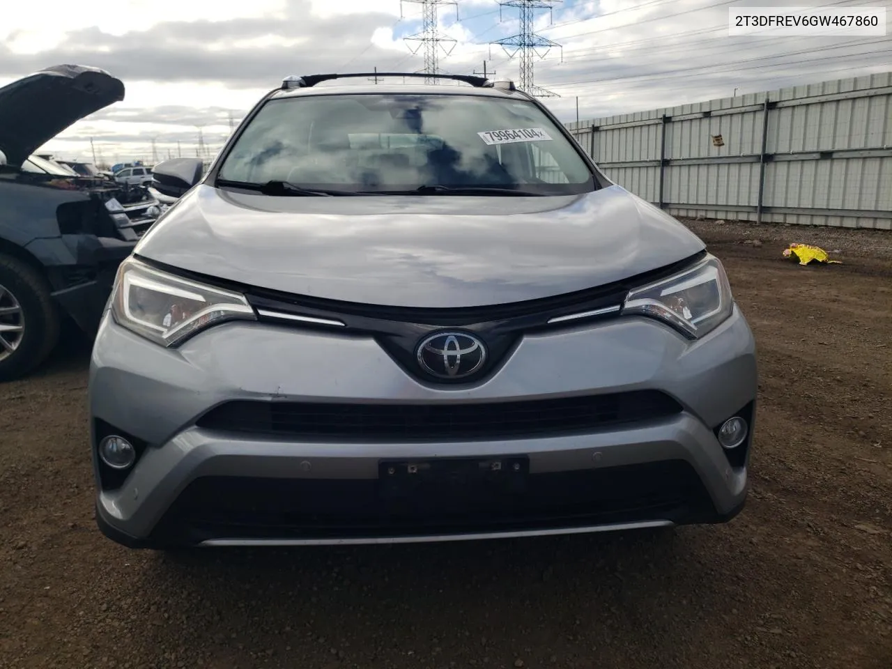 2016 Toyota Rav4 Limited VIN: 2T3DFREV6GW467860 Lot: 79964104