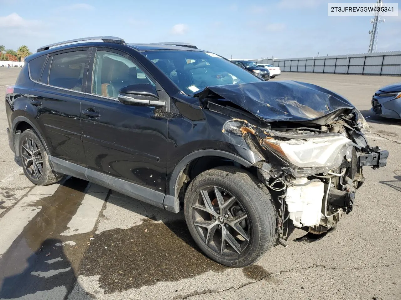 2016 Toyota Rav4 Se VIN: 2T3JFREV5GW435341 Lot: 80222774