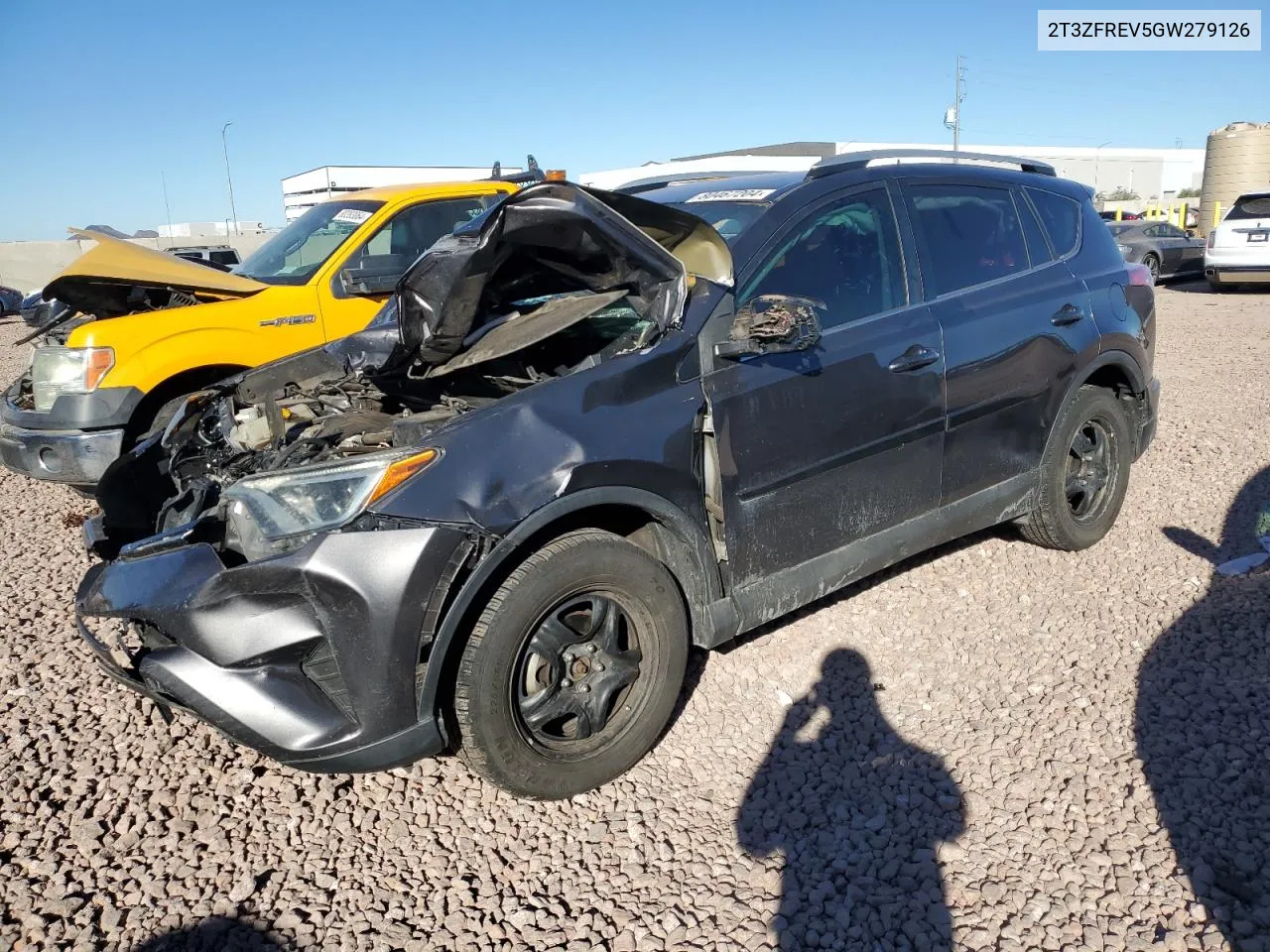 2016 Toyota Rav4 Le VIN: 2T3ZFREV5GW279126 Lot: 80467204