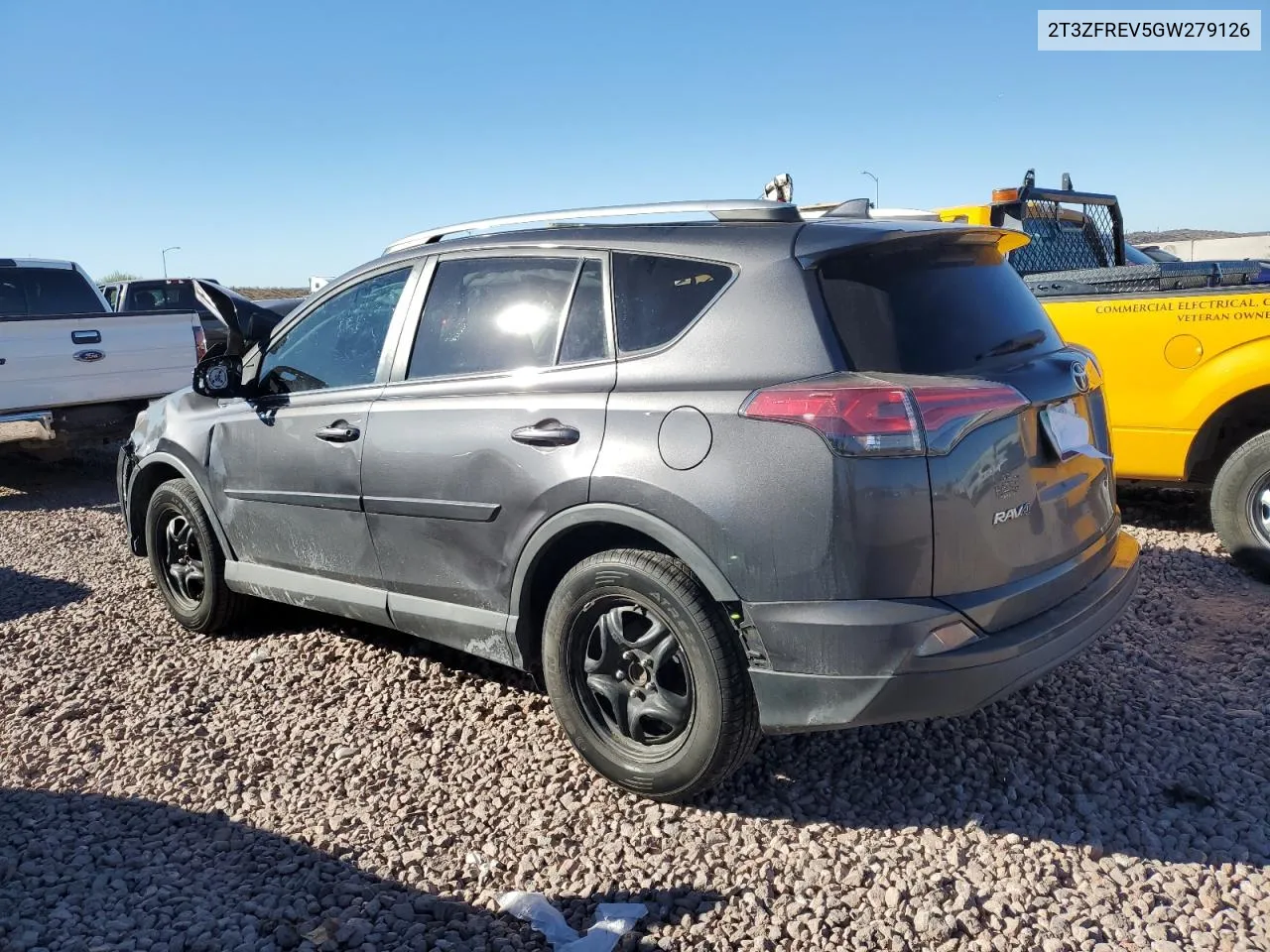 2016 Toyota Rav4 Le VIN: 2T3ZFREV5GW279126 Lot: 80467204