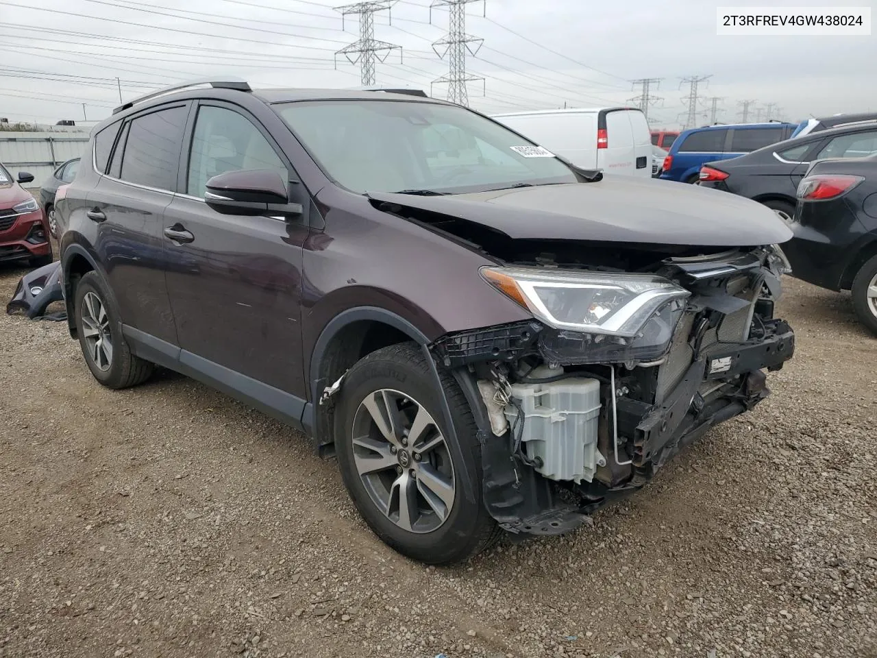 2016 Toyota Rav4 Xle VIN: 2T3RFREV4GW438024 Lot: 80515684