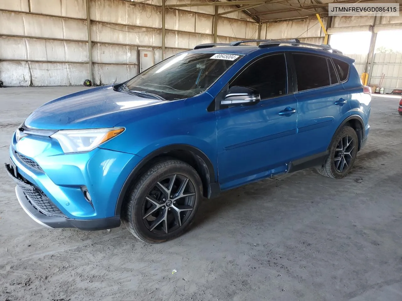 2016 Toyota Rav4 Se VIN: JTMNFREV6GD086415 Lot: 80645004