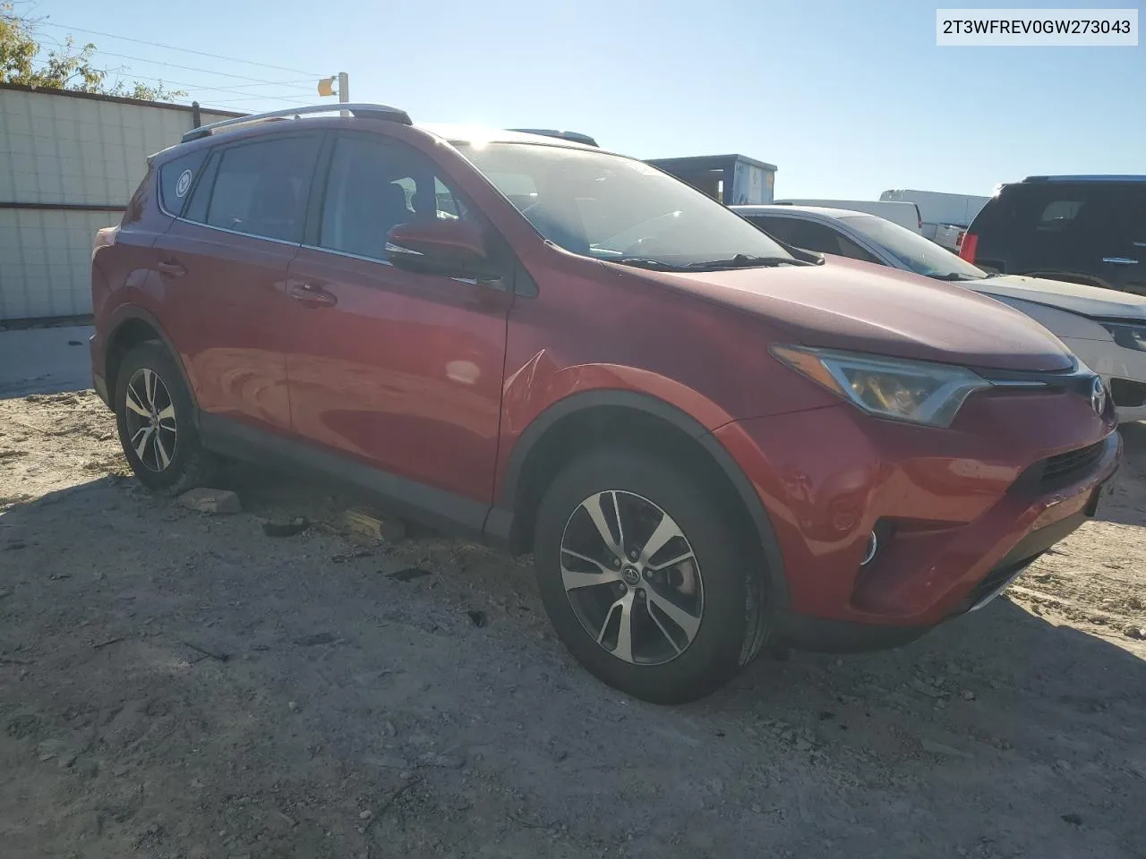 2016 Toyota Rav4 Xle VIN: 2T3WFREV0GW273043 Lot: 81481344