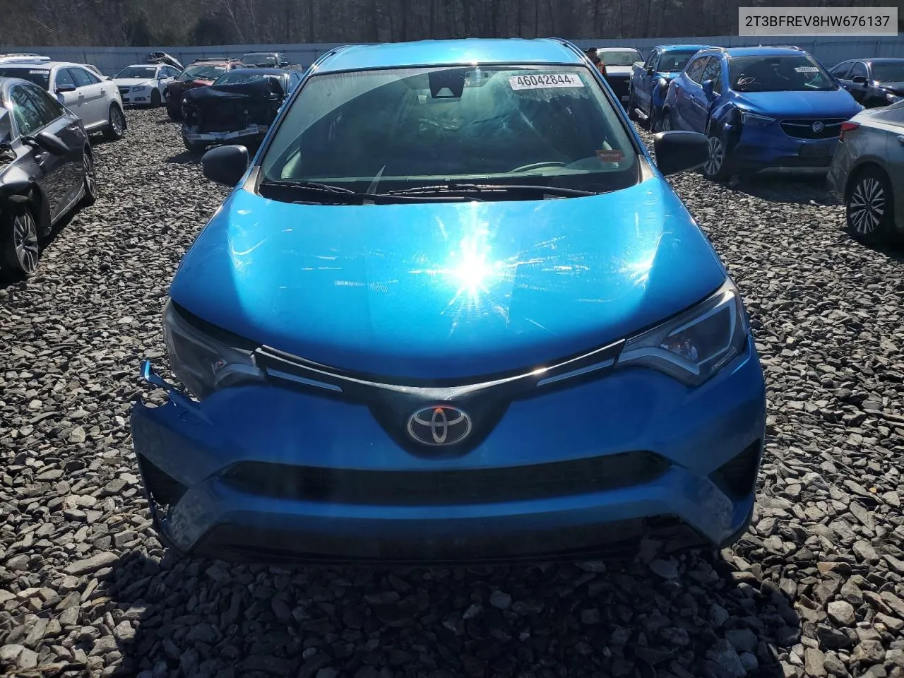 2017 Toyota Rav4 Le VIN: 2T3BFREV8HW676137 Lot: 46042844