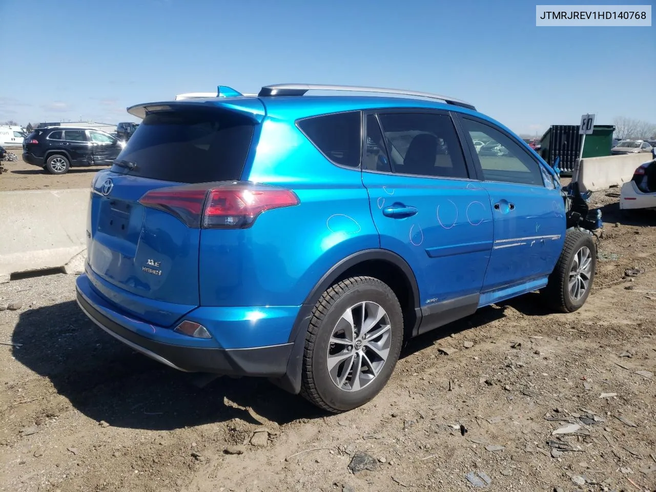 JTMRJREV1HD140768 2017 Toyota Rav4 Hv Le