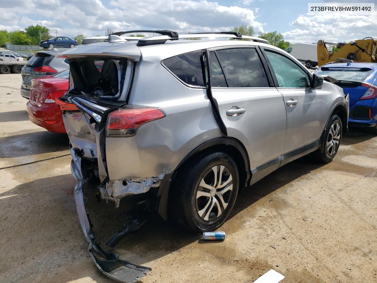 2017 Toyota Rav4 Le VIN: 2T3BFREV8HW591492 Lot: 51344264