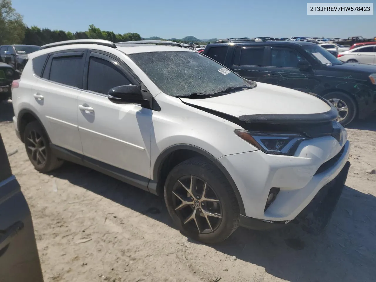 2017 Toyota Rav4 Se VIN: 2T3JFREV7HW578423 Lot: 52296044