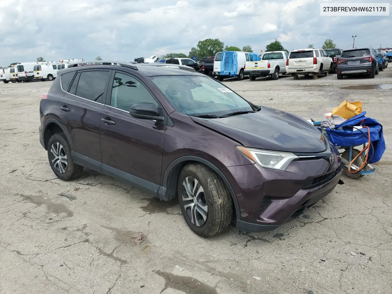 2017 Toyota Rav4 Le VIN: 2T3BFREV0HW621178 Lot: 54995704