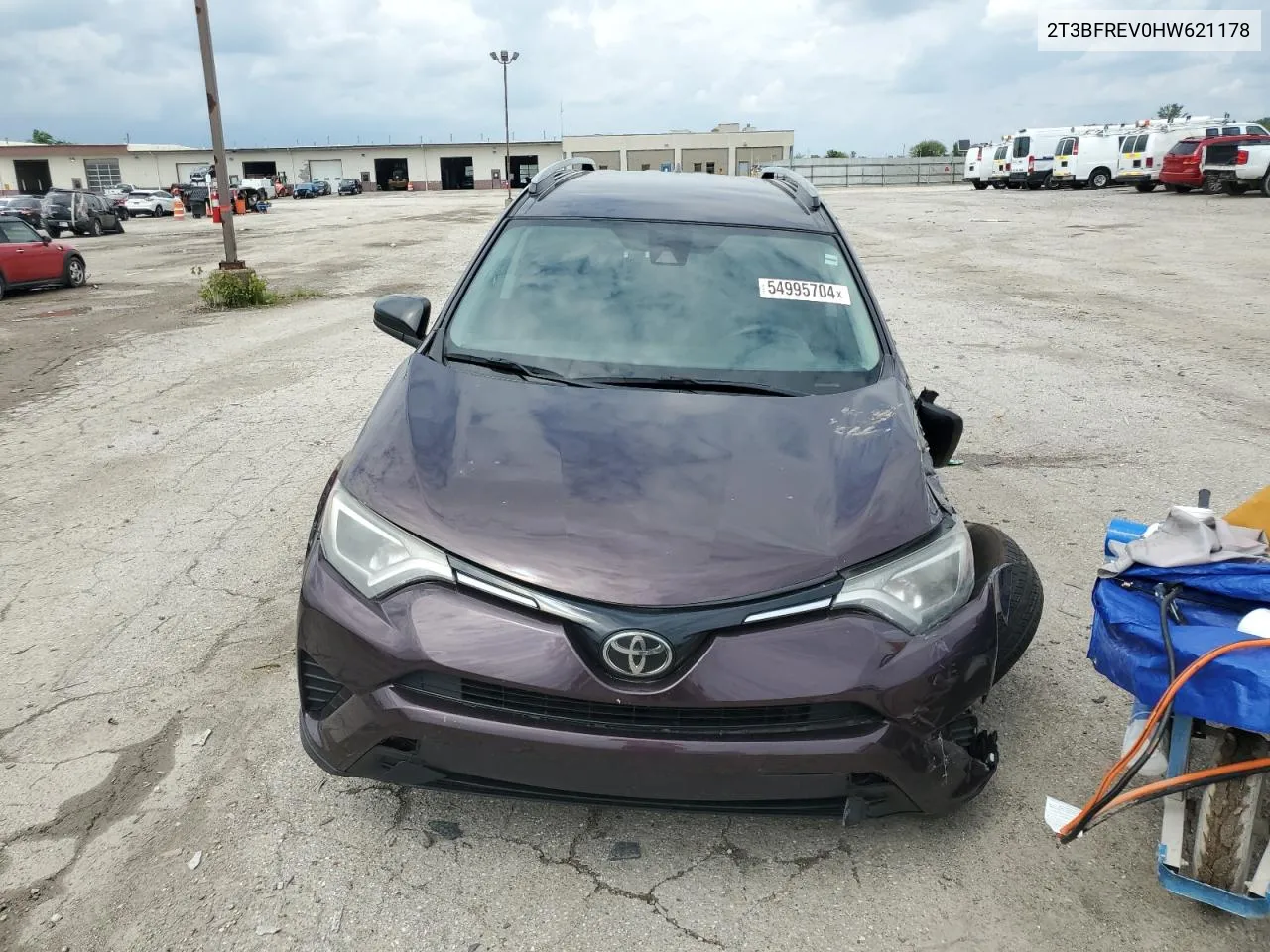 2017 Toyota Rav4 Le VIN: 2T3BFREV0HW621178 Lot: 54995704