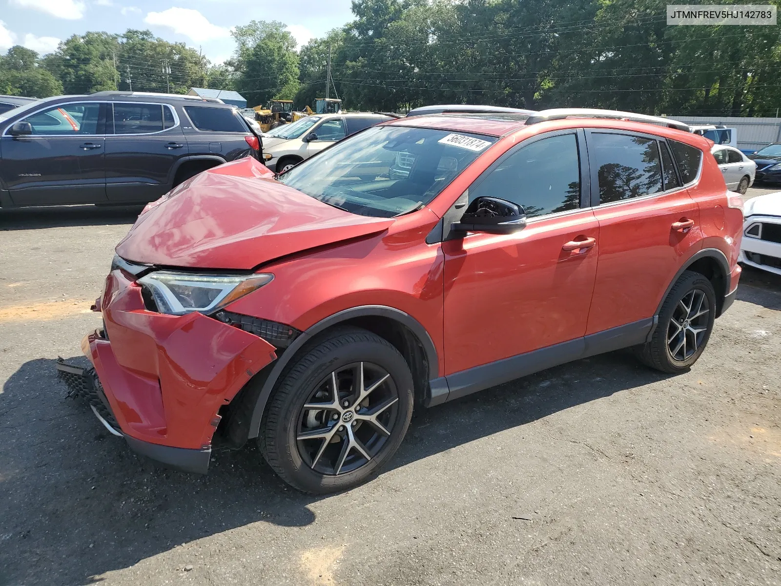 2017 Toyota Rav4 Se VIN: JTMNFREV5HJ142783 Lot: 56031874