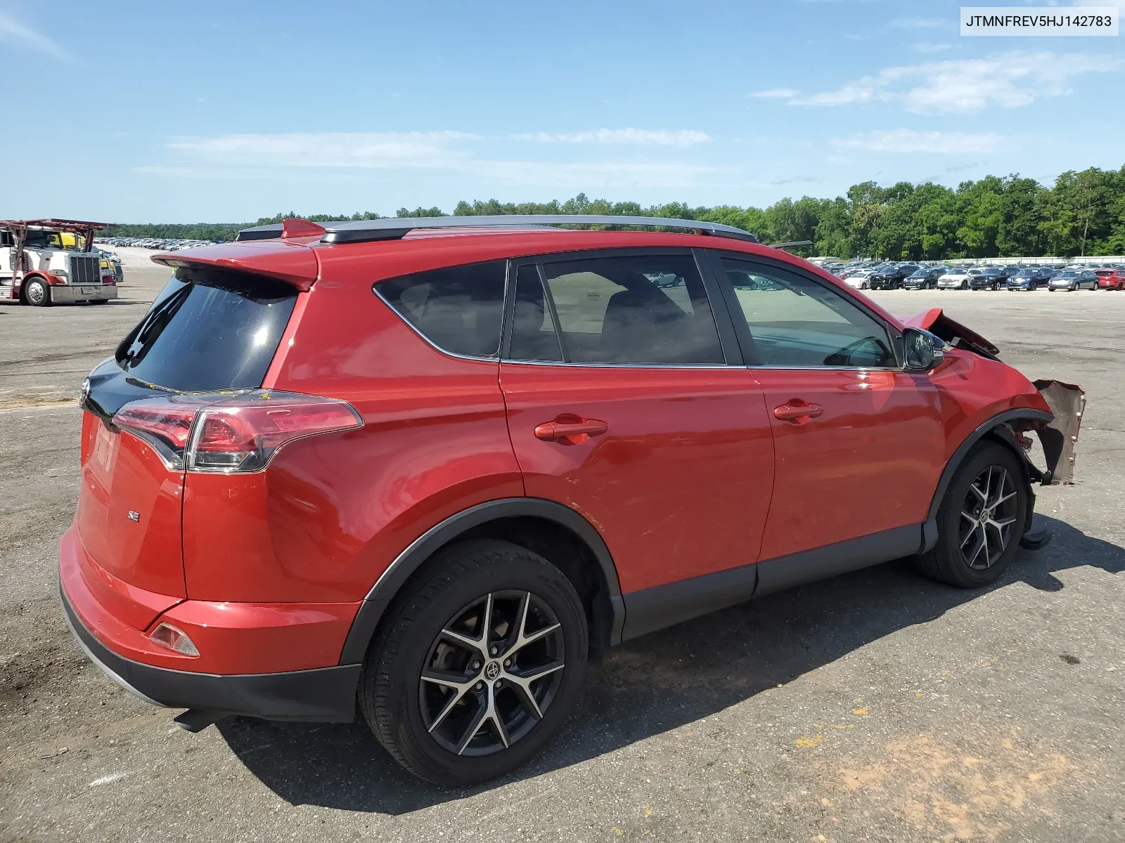 2017 Toyota Rav4 Se VIN: JTMNFREV5HJ142783 Lot: 56031874