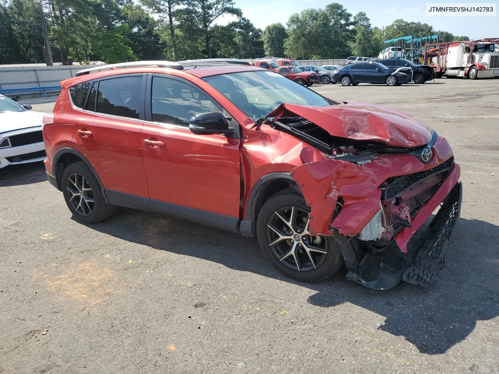 2017 Toyota Rav4 Se VIN: JTMNFREV5HJ142783 Lot: 56031874