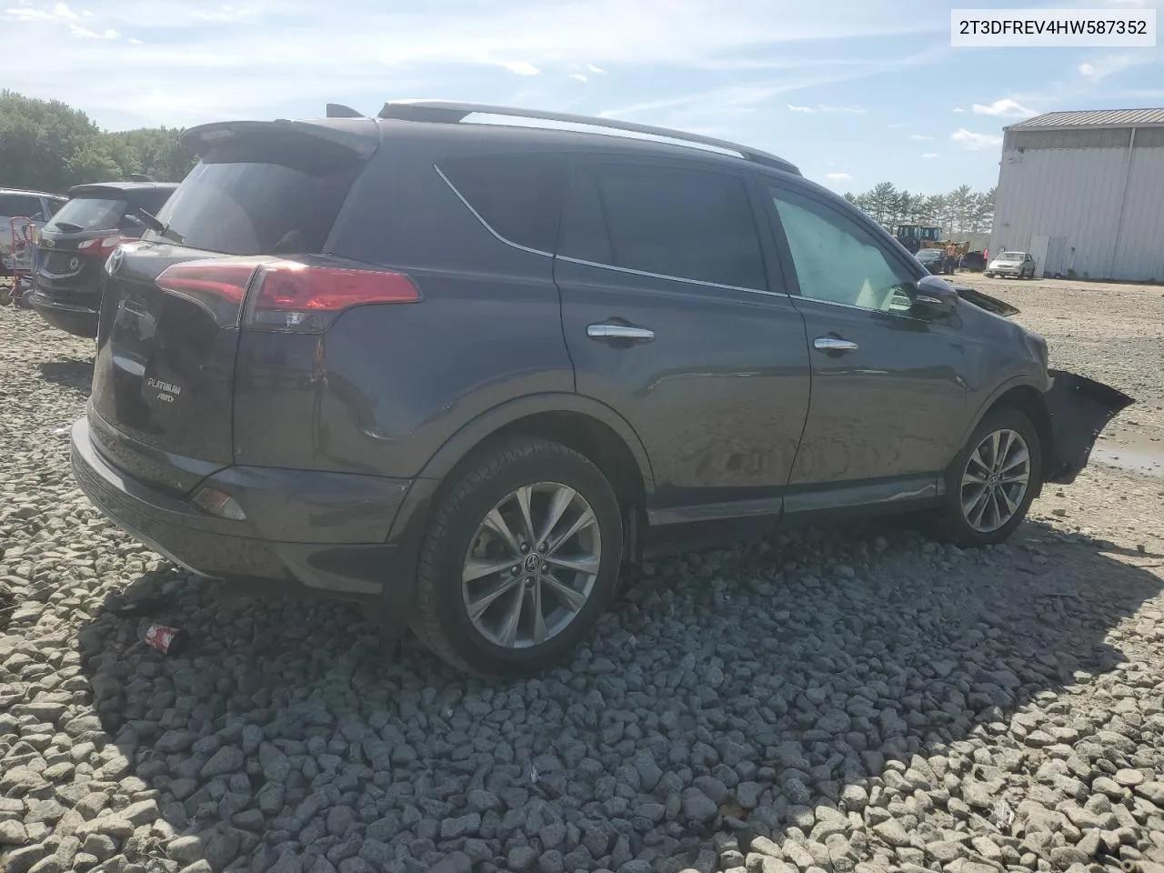 2017 Toyota Rav4 Limited VIN: 2T3DFREV4HW587352 Lot: 56436484