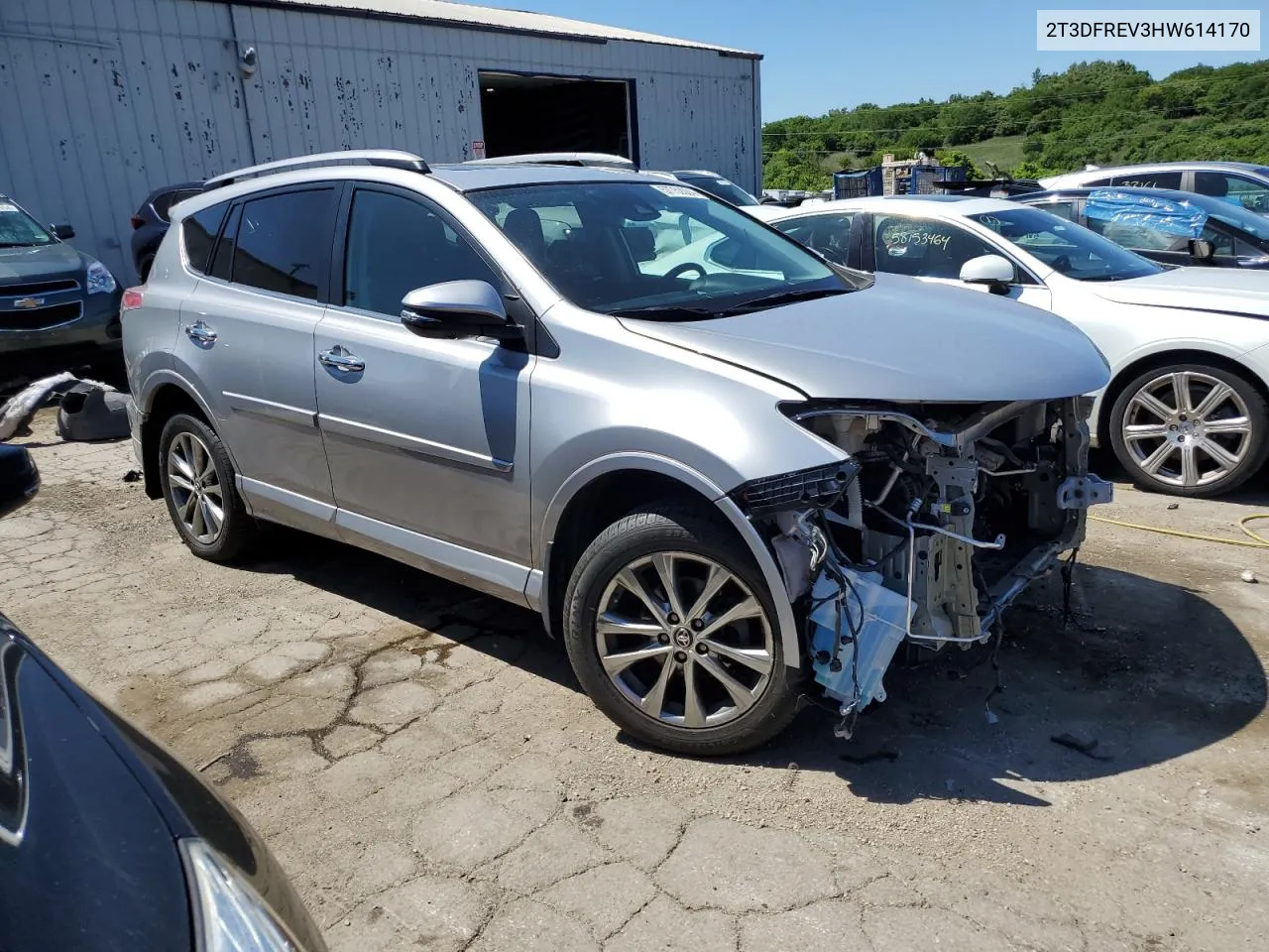 2017 Toyota Rav4 Limited VIN: 2T3DFREV3HW614170 Lot: 57752034