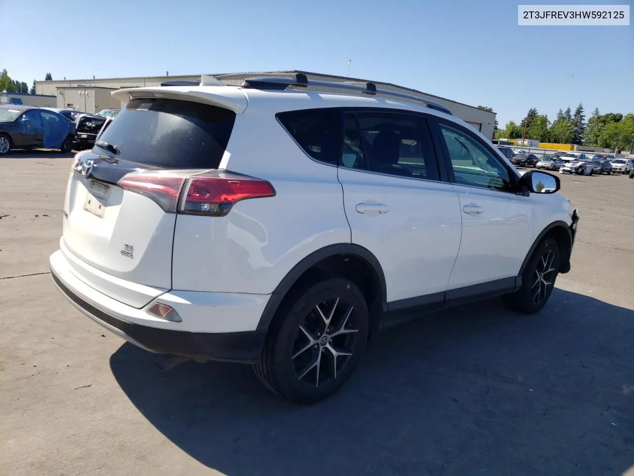 2017 Toyota Rav4 Se VIN: 2T3JFREV3HW592125 Lot: 58583814