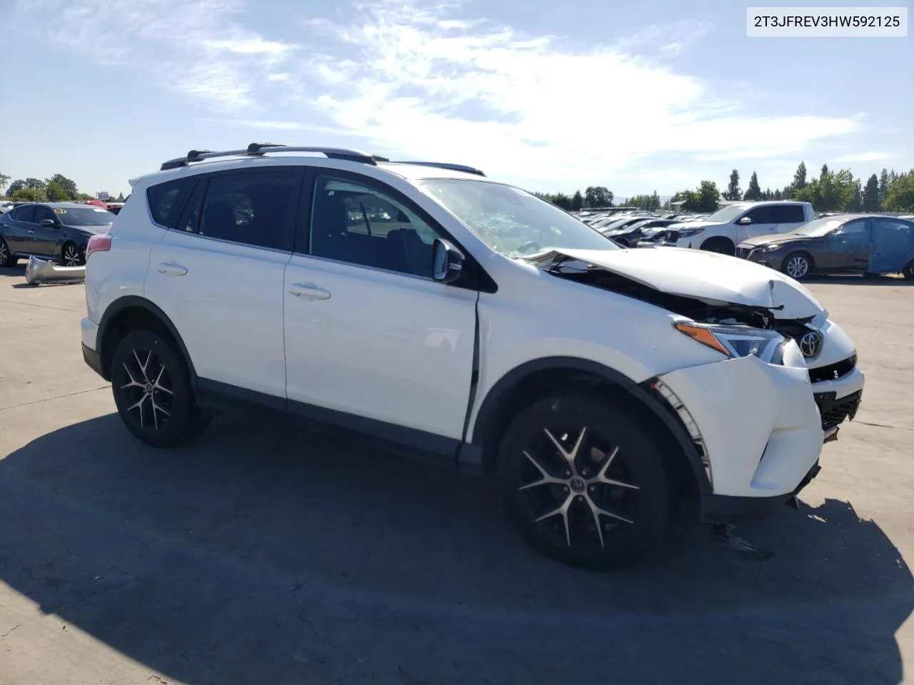 2017 Toyota Rav4 Se VIN: 2T3JFREV3HW592125 Lot: 58583814