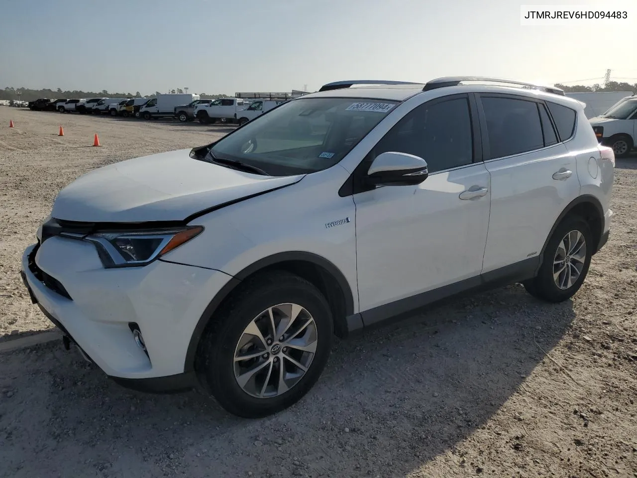 JTMRJREV6HD094483 2017 Toyota Rav4 Hv Le