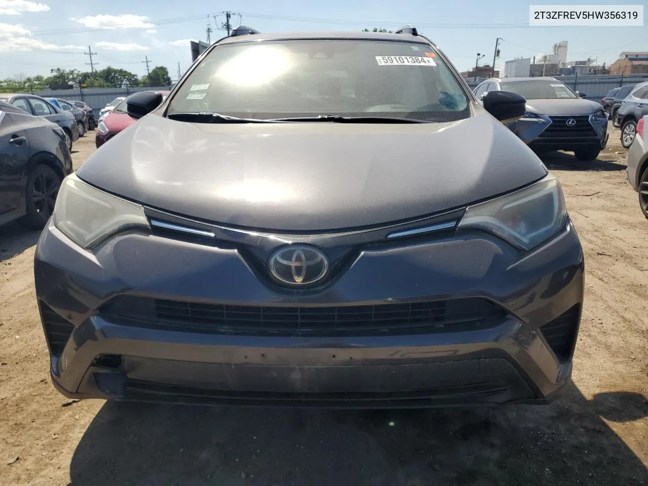 2017 Toyota Rav4 Le VIN: 2T3ZFREV5HW356319 Lot: 59101384