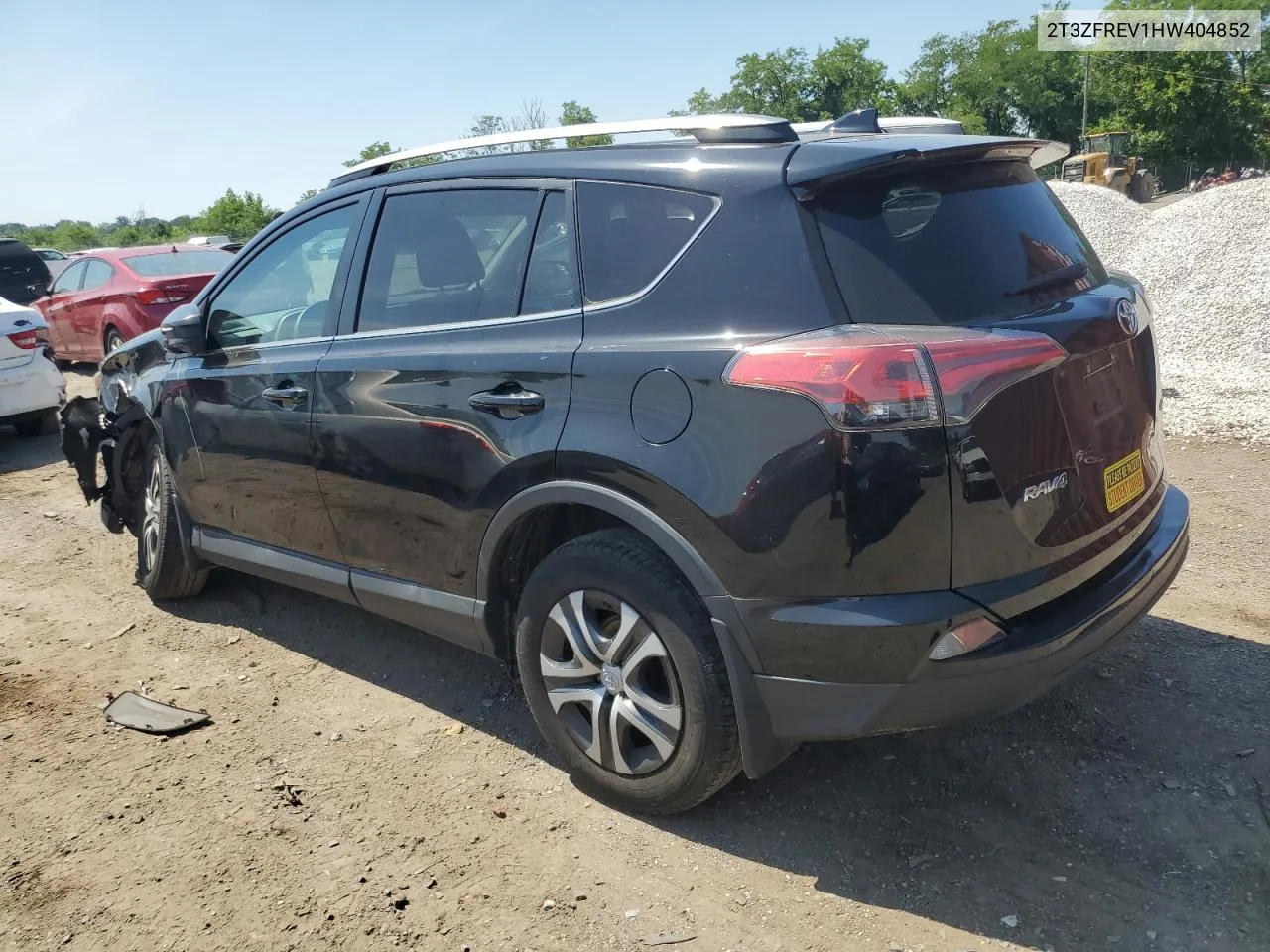 2T3ZFREV1HW404852 2017 Toyota Rav4 Le