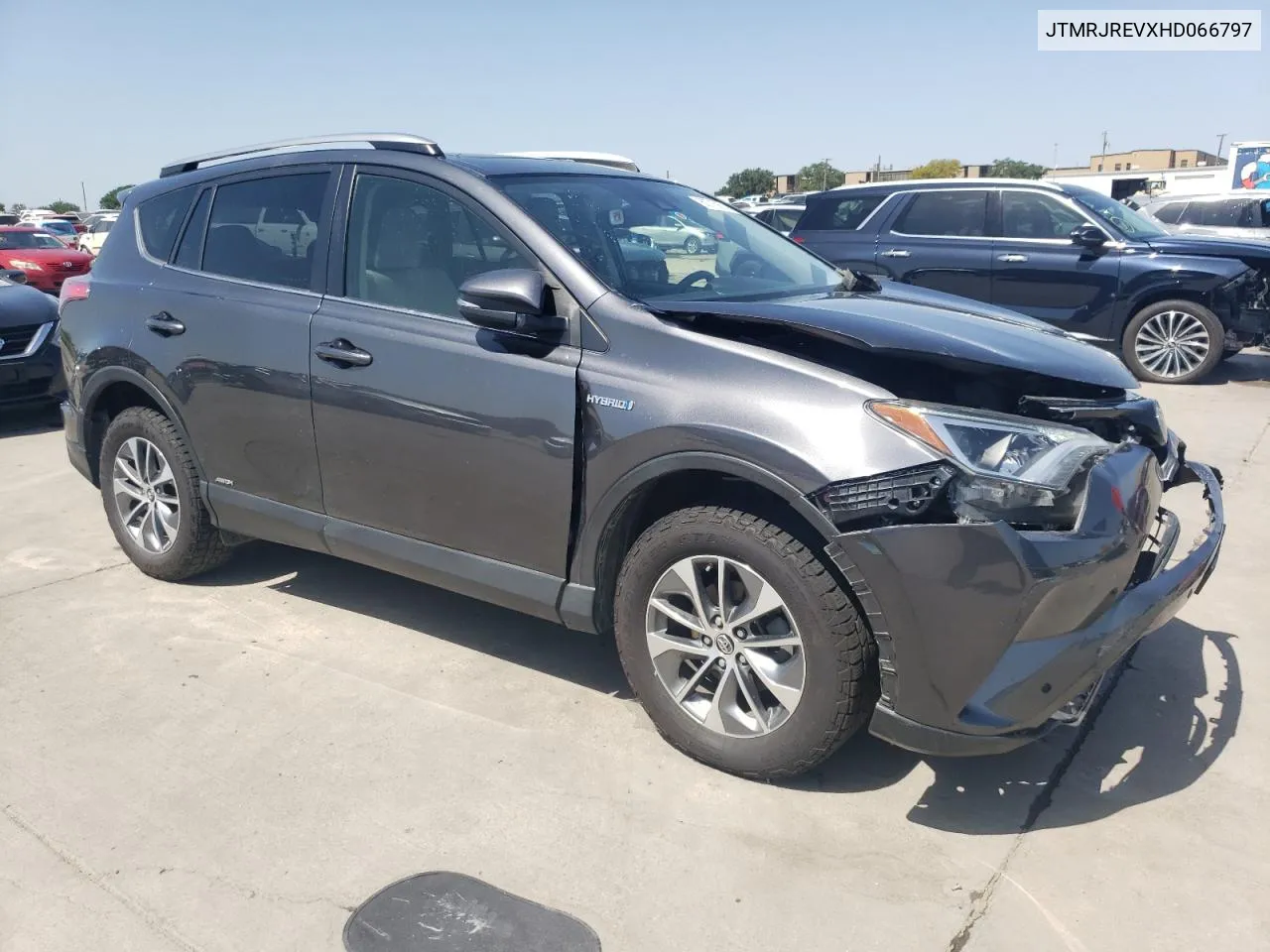 2017 Toyota Rav4 Hv Le VIN: JTMRJREVXHD066797 Lot: 60715874