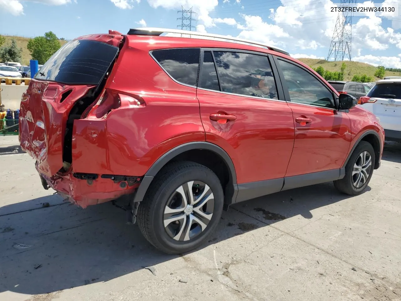 2017 Toyota Rav4 Le VIN: 2T3ZFREV2HW344130 Lot: 60774174