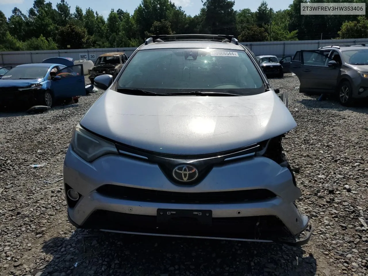 2017 Toyota Rav4 Xle VIN: 2T3WFREV3HW353406 Lot: 60906544