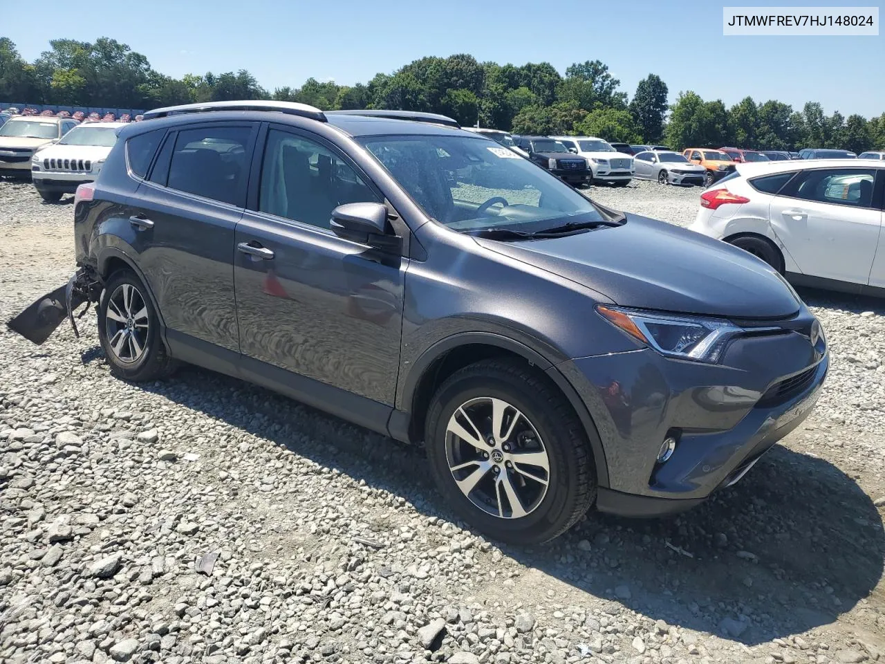 JTMWFREV7HJ148024 2017 Toyota Rav4 Xle