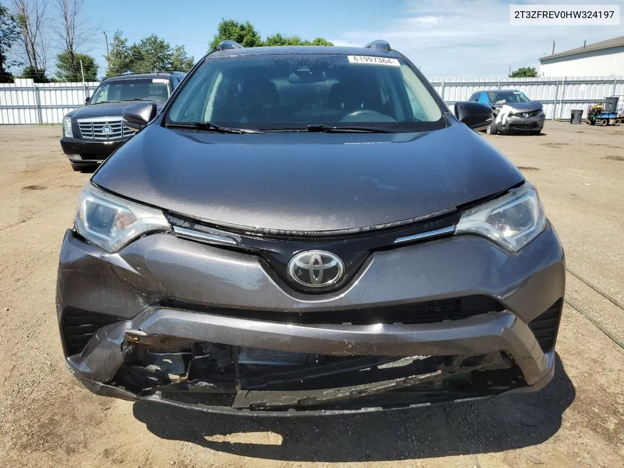 2017 Toyota Rav4 Le VIN: 2T3ZFREV0HW324197 Lot: 61997364