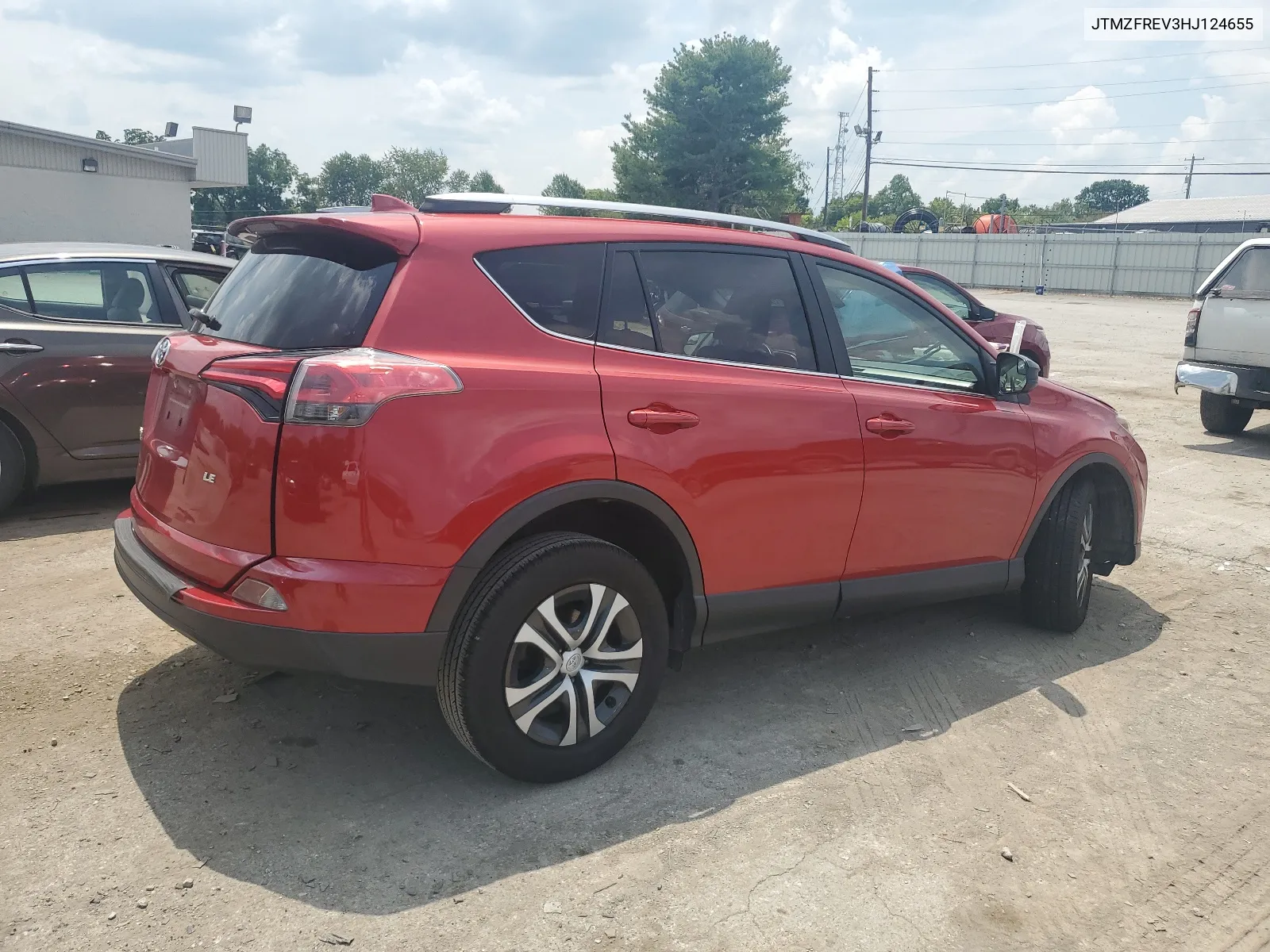 2017 Toyota Rav4 Le VIN: JTMZFREV3HJ124655 Lot: 62501604