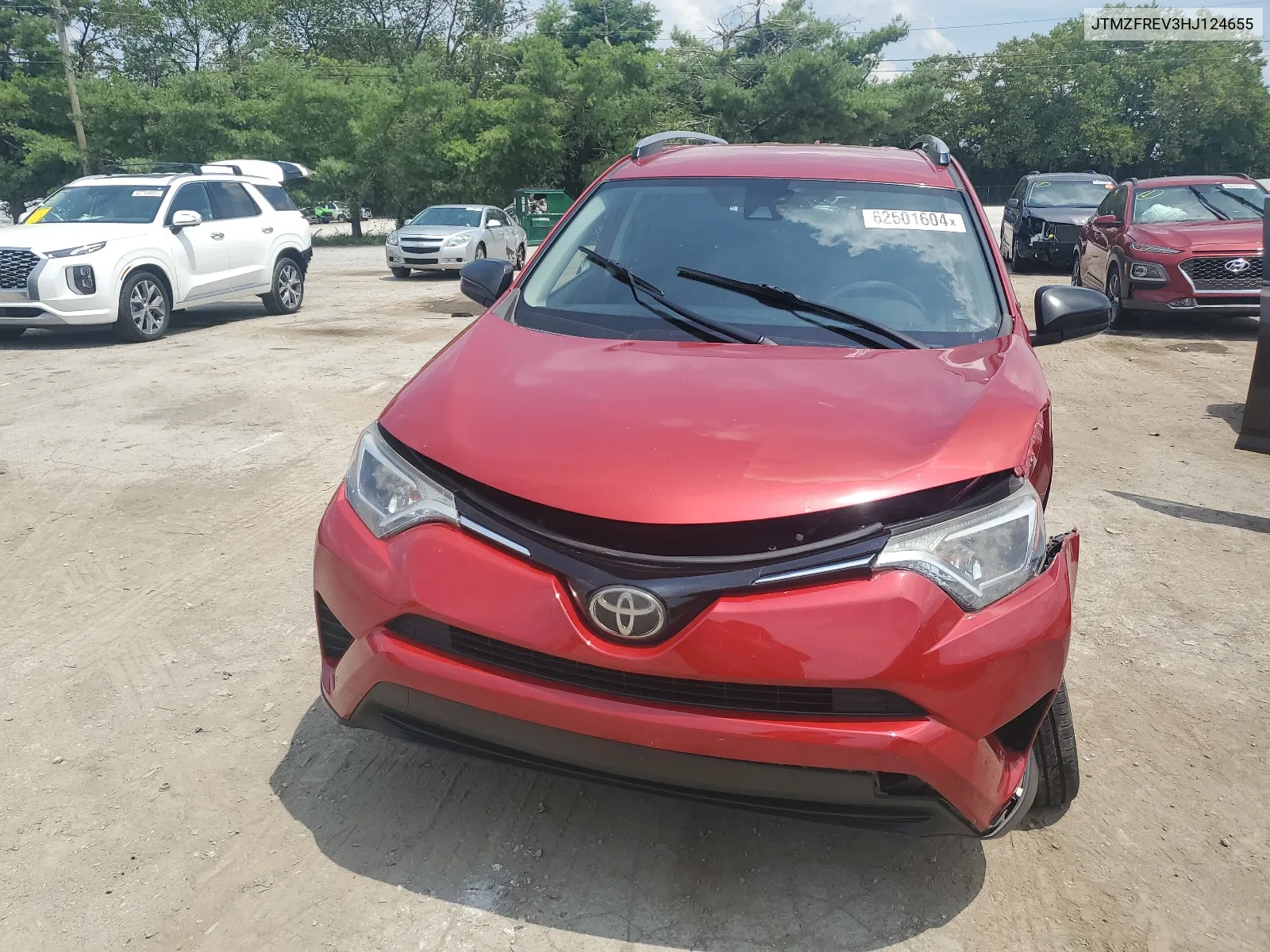 JTMZFREV3HJ124655 2017 Toyota Rav4 Le