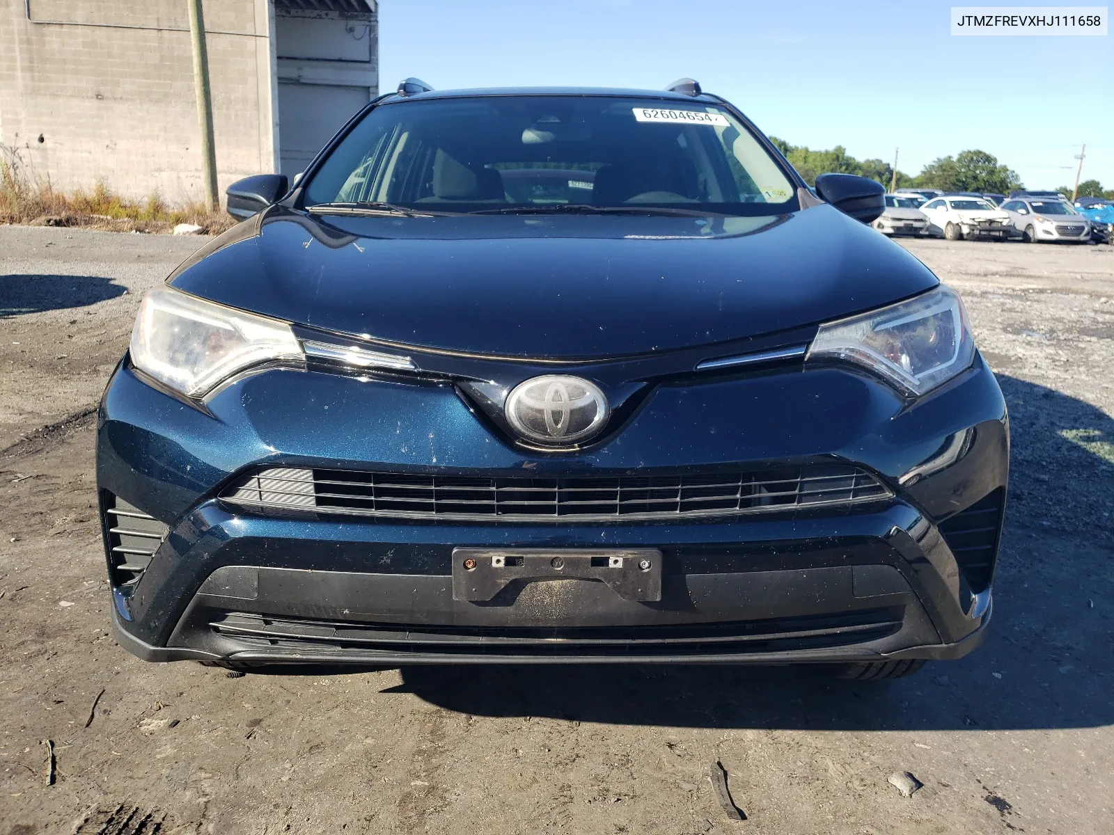 2017 Toyota Rav4 Le VIN: JTMZFREVXHJ111658 Lot: 62604654