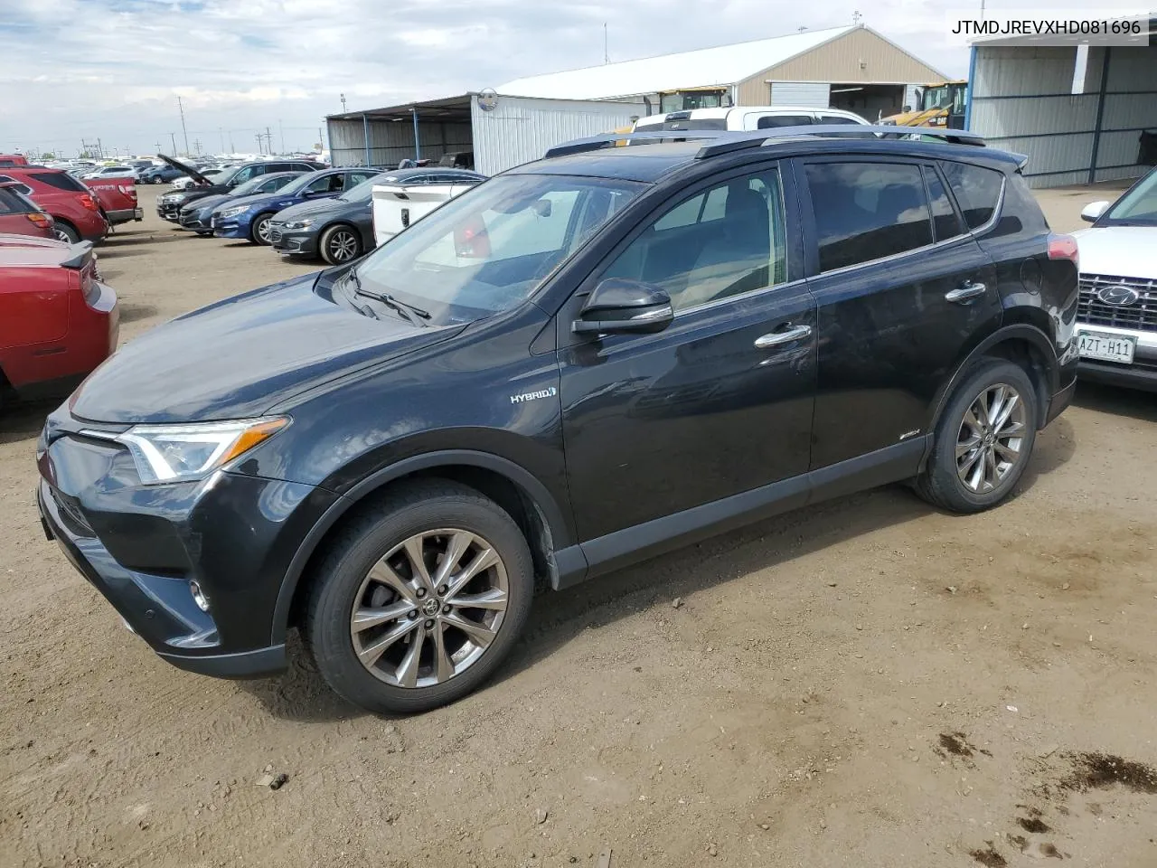 JTMDJREVXHD081696 2017 Toyota Rav4 Hv Limited