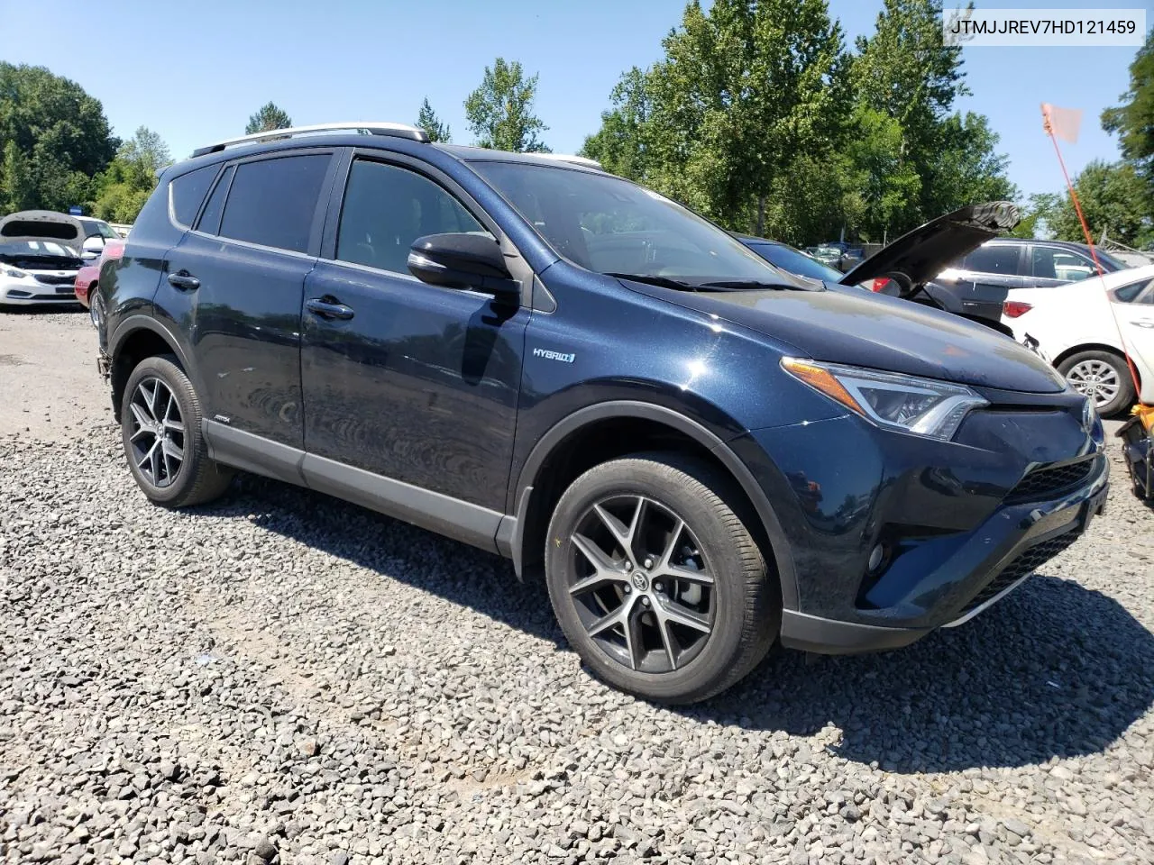 JTMJJREV7HD121459 2017 Toyota Rav4 Hv Se