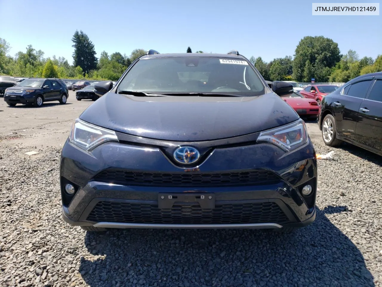 JTMJJREV7HD121459 2017 Toyota Rav4 Hv Se