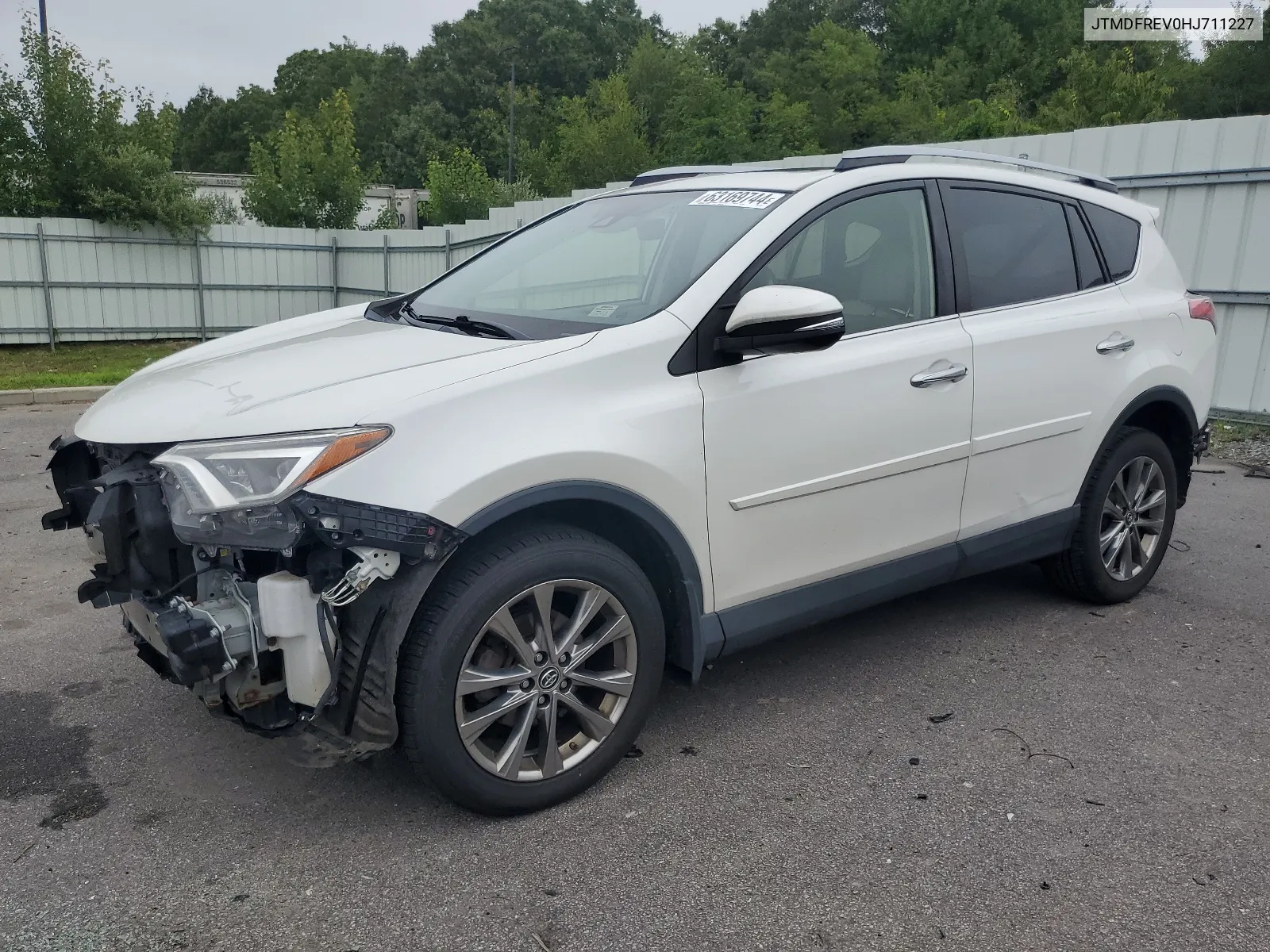 2017 Toyota Rav4 Limited VIN: JTMDFREV0HJ711227 Lot: 63169744