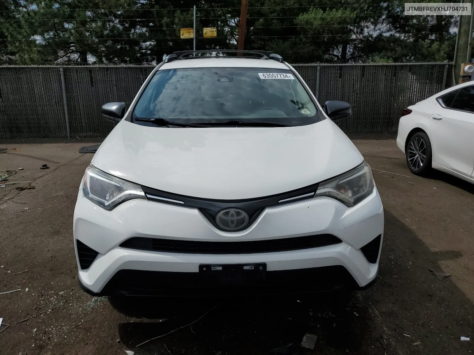 2017 Toyota Rav4 Le VIN: JTMBFREVXHJ704731 Lot: 63557734