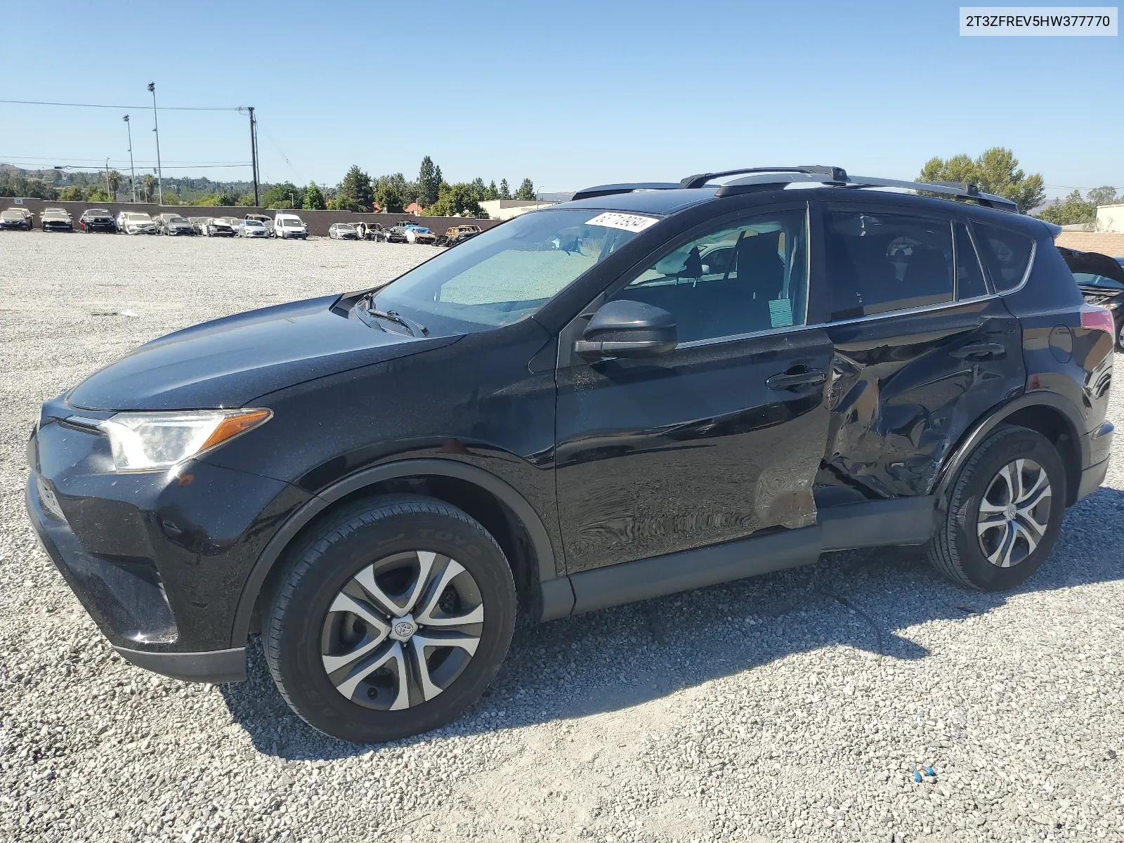 2017 Toyota Rav4 Le VIN: 2T3ZFREV5HW377770 Lot: 63713934