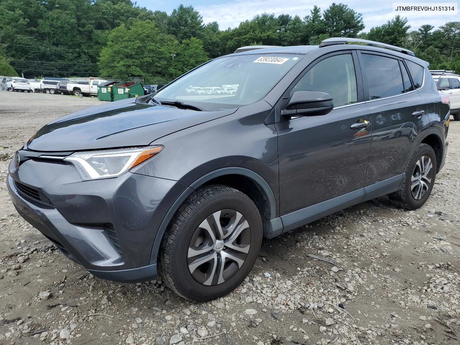 2017 Toyota Rav4 Le VIN: JTMBFREV0HJ151314 Lot: 63923064