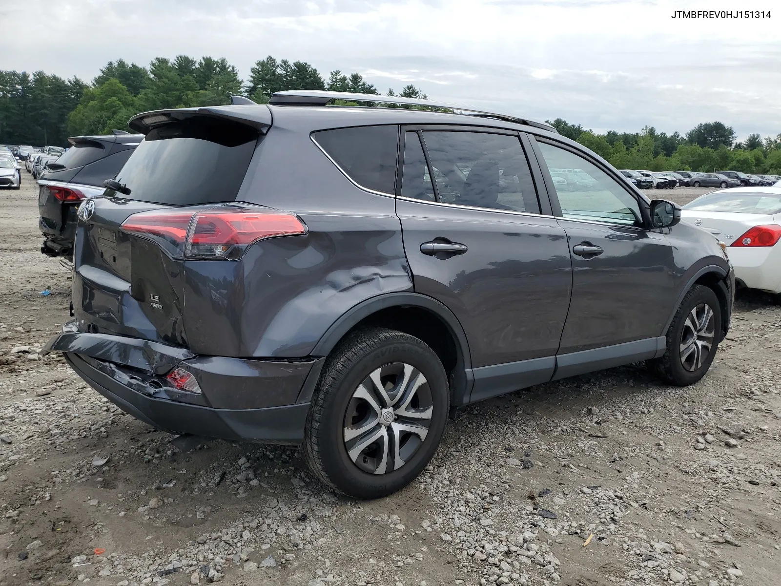 2017 Toyota Rav4 Le VIN: JTMBFREV0HJ151314 Lot: 63923064