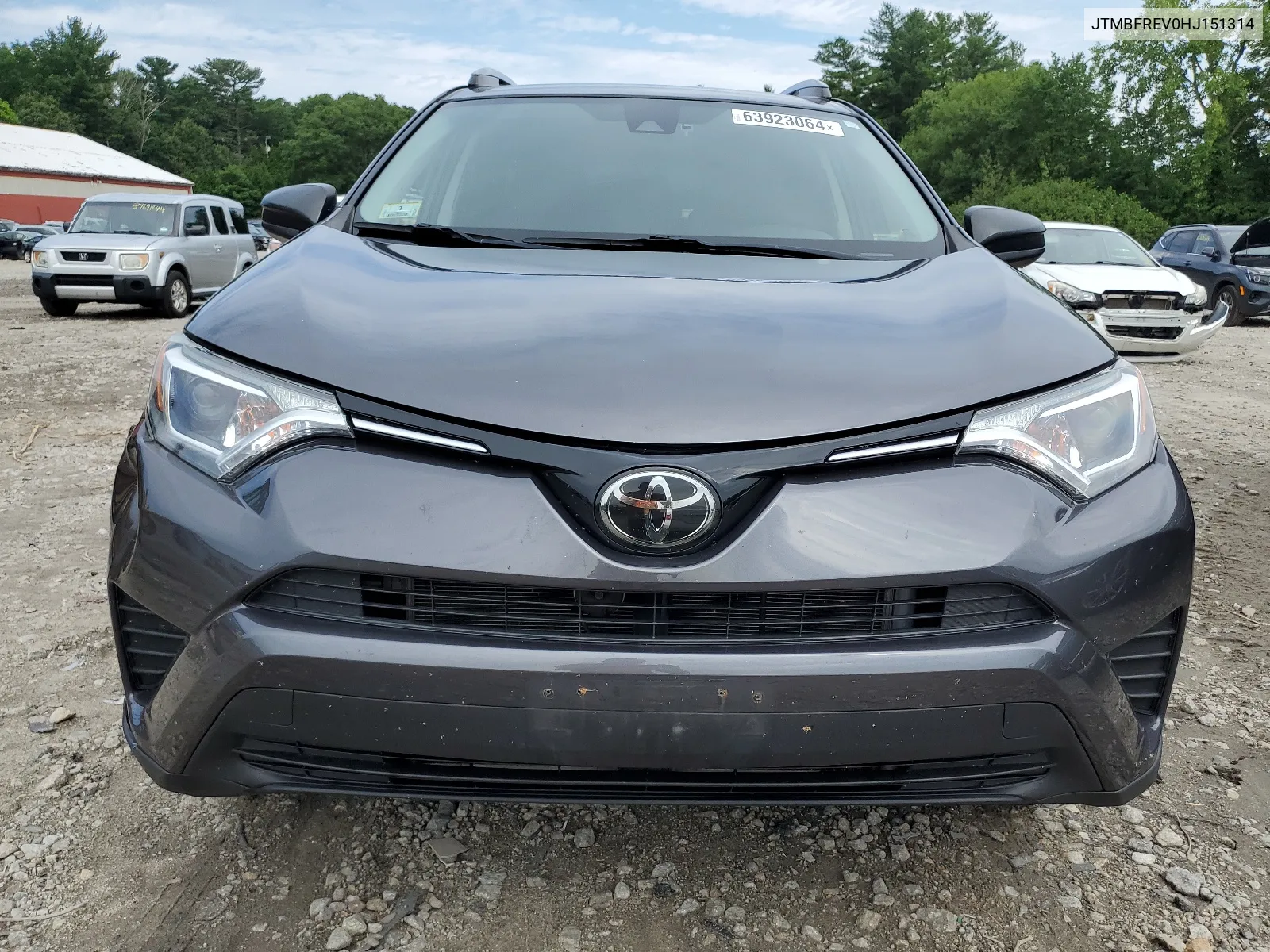 2017 Toyota Rav4 Le VIN: JTMBFREV0HJ151314 Lot: 63923064